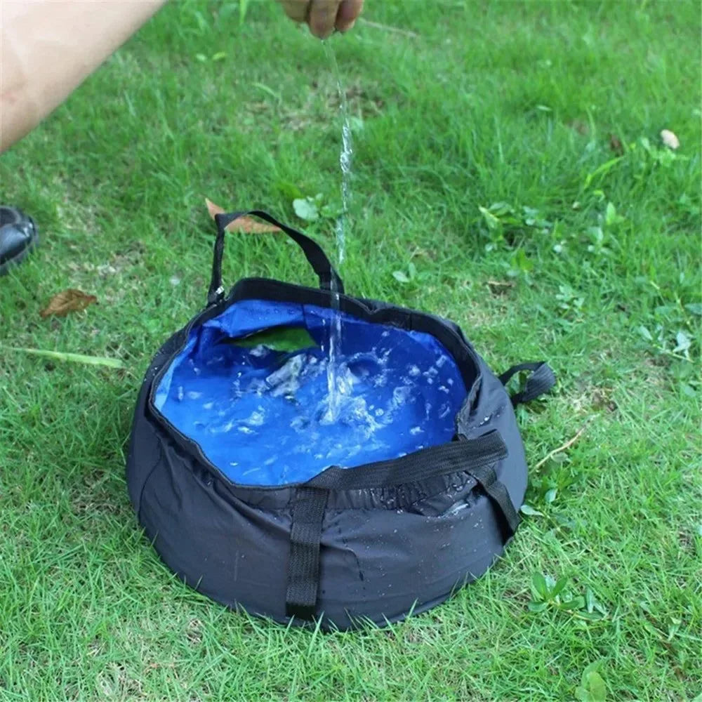 Wash Basin: Portable Outdoor Water Container - Trekker Essentials