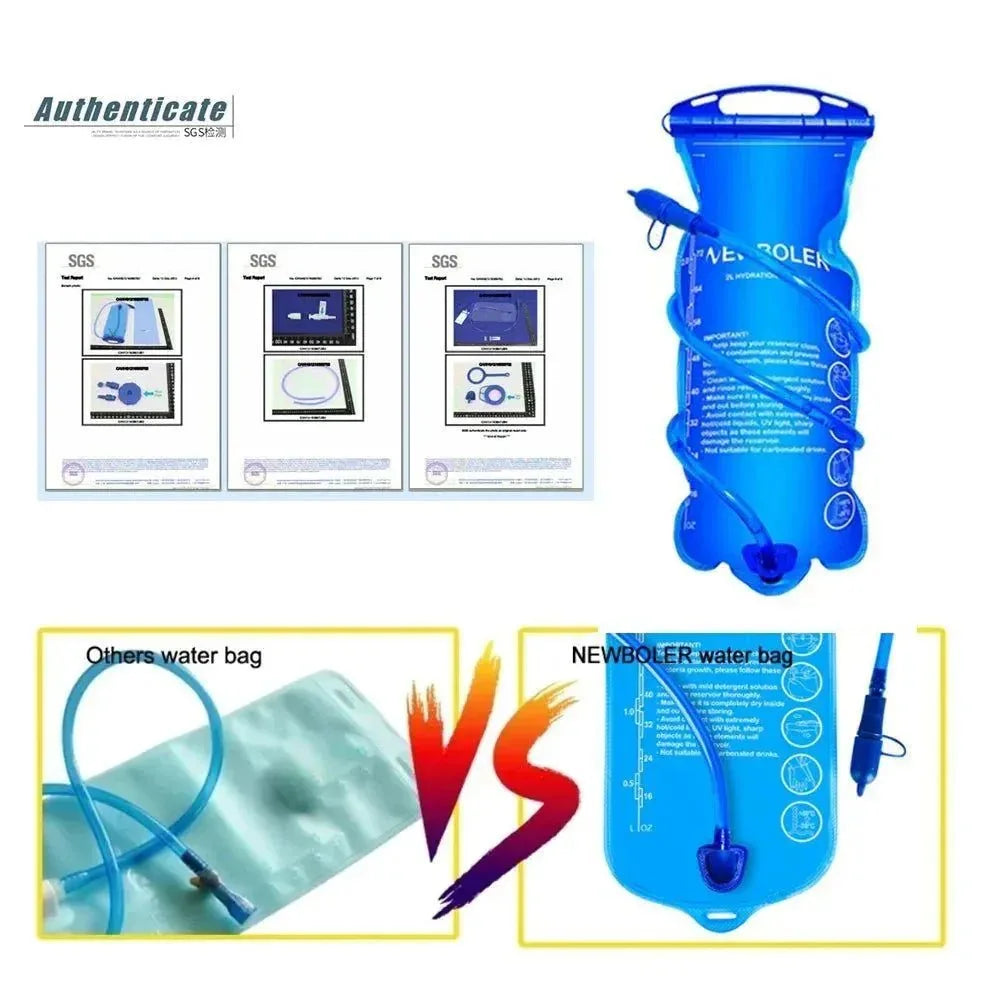 Water Bladder Hydration Pack Storage Bag BPA Free - 2L/3L - Trekker Essentials