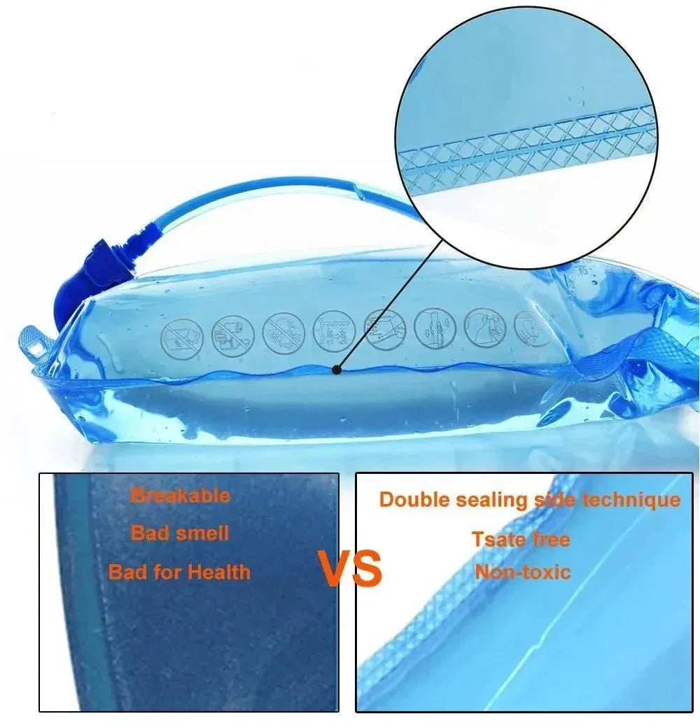 Water Bladder Hydration Pack Storage Bag BPA Free - 2L/3L - Trekker Essentials