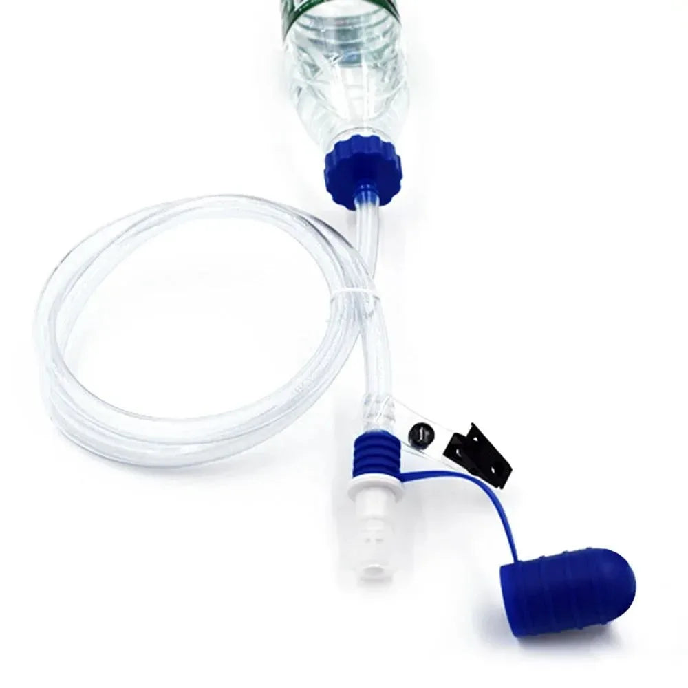 Water Bottle Drinking Tube with Double Adapter - Hydration System Drink Tube Kit for Cycling, Trekking, Fishing, Boating, and Camping - Trekker Essentials