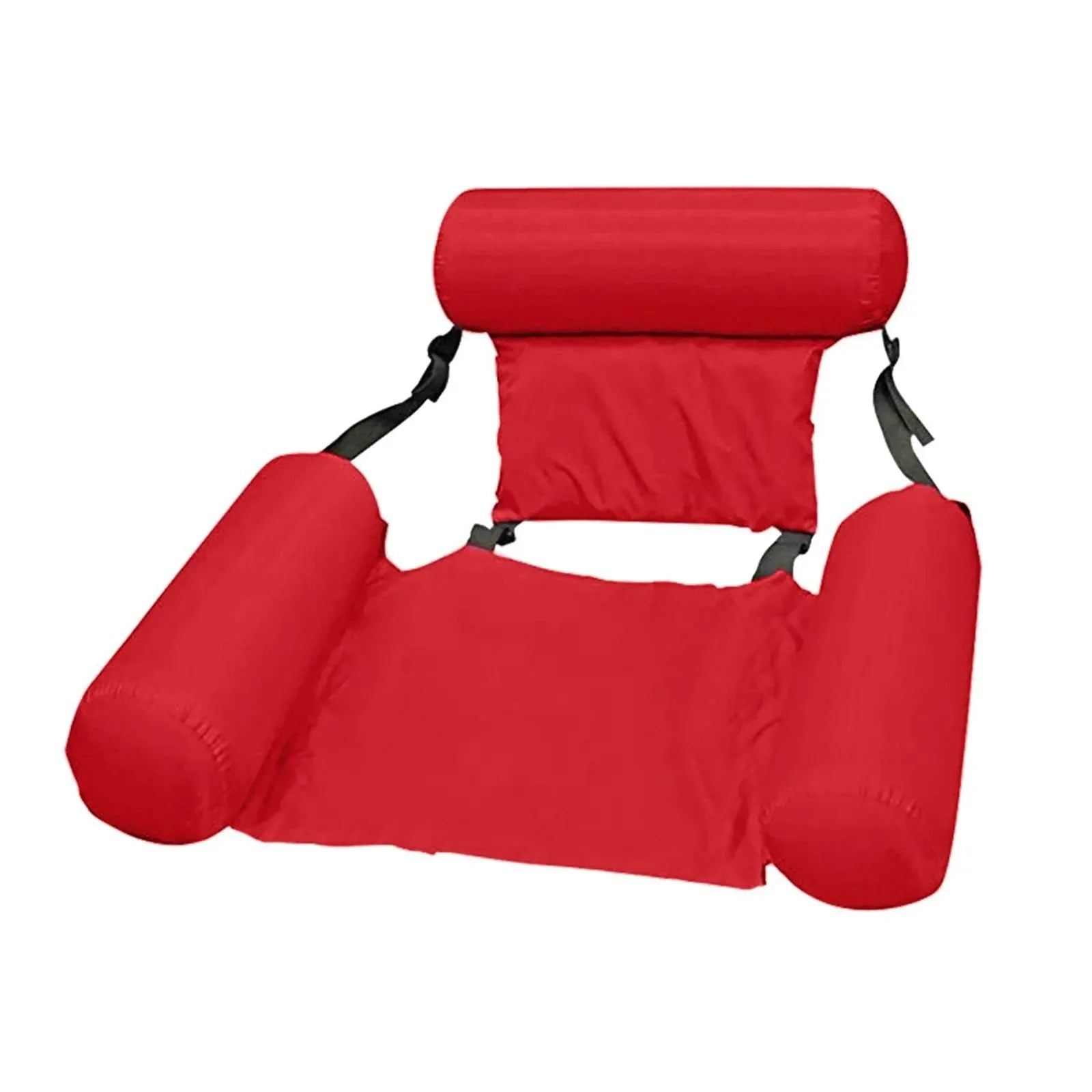 Water Hammock Inflatable Air Mattress - Floating Lounger for Swimming Pools and Beach Relaxation - Trekker Essentials