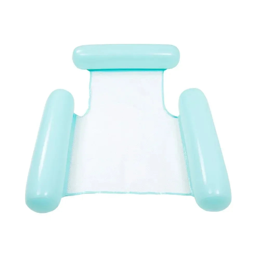 Water Hammock Recliner - Inflatable Floating Lounge Bed for Pool Parties and Swimming Fun - Trekker Essentials