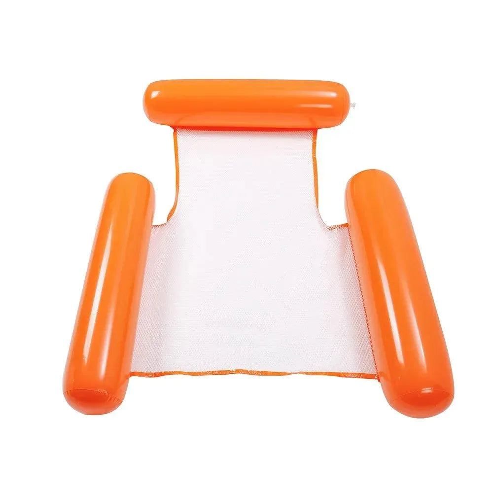 Water Hammock Recliner - Inflatable Floating Lounge Bed for Pool Parties and Swimming Fun - Trekker Essentials