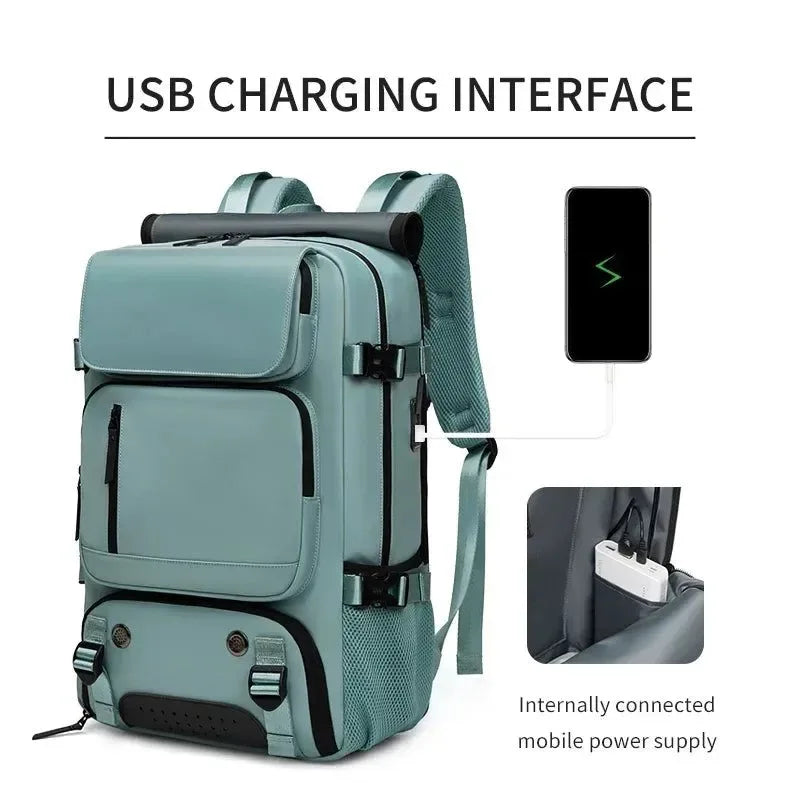 Waterproof 16-Inch Business Laptop Backpack for Women - Versatile Travel Companion for Hiking and Camping - Trekker Essentials