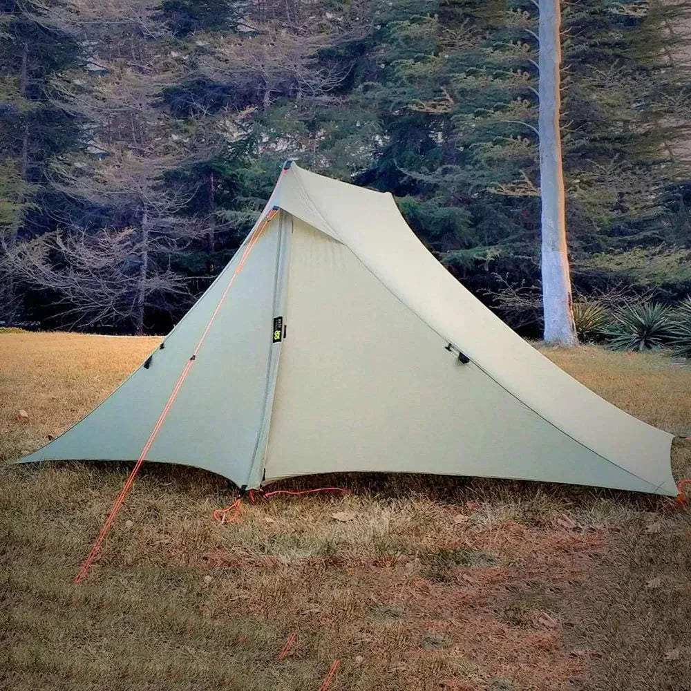Waterproof 2-Person Rodless Tent - Professional 20D Silnylon Ultralight 4-Season Camping Tent - Trekker Essentials