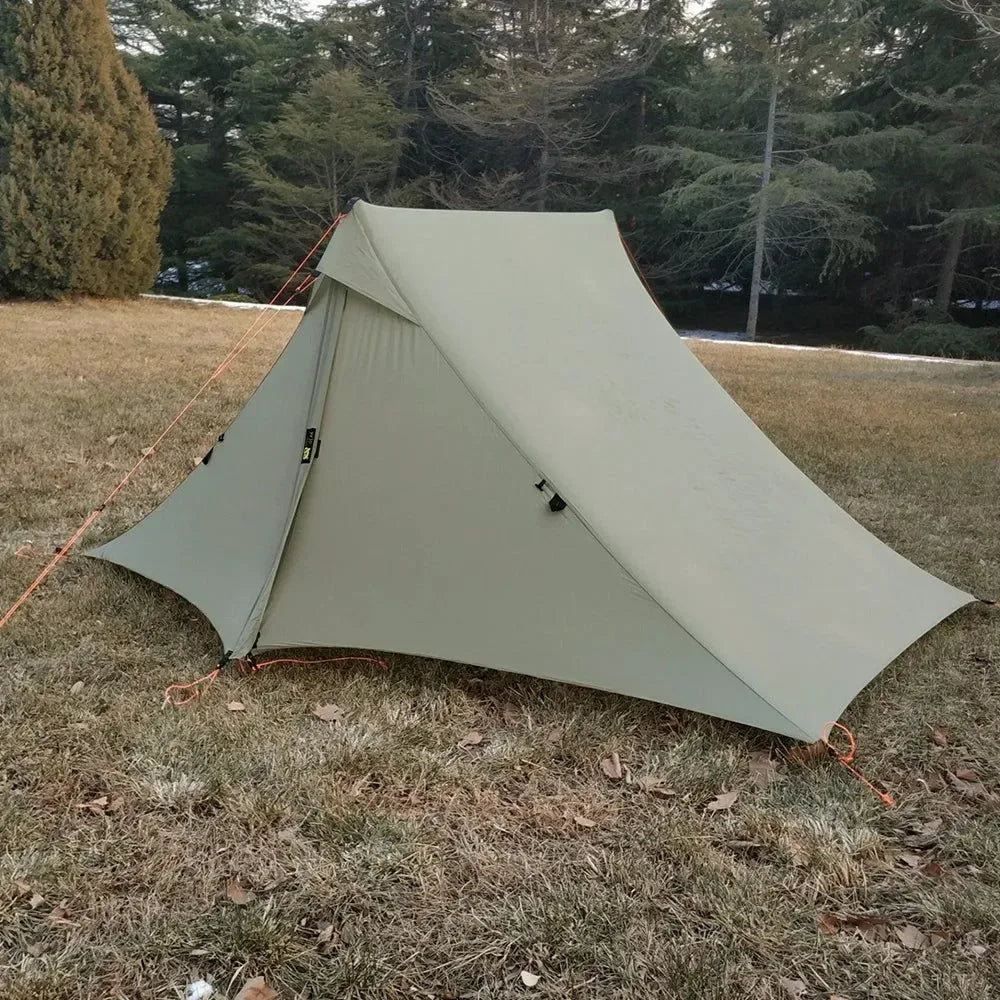 Waterproof 2-Person Rodless Tent - Professional 20D Silnylon Ultralight 4-Season Camping Tent - Trekker Essentials