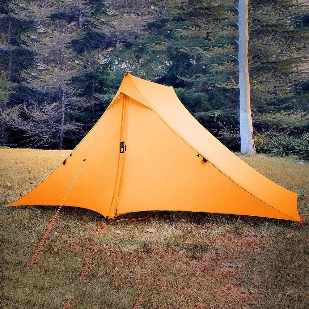 Waterproof 2-Person Rodless Tent - Professional 20D Silnylon Ultralight 4-Season Camping Tent - Trekker Essentials