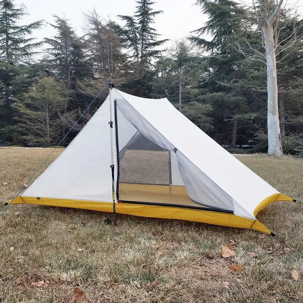 Waterproof 2-Person Rodless Tent - Professional 20D Silnylon Ultralight 4-Season Camping Tent - Trekker Essentials
