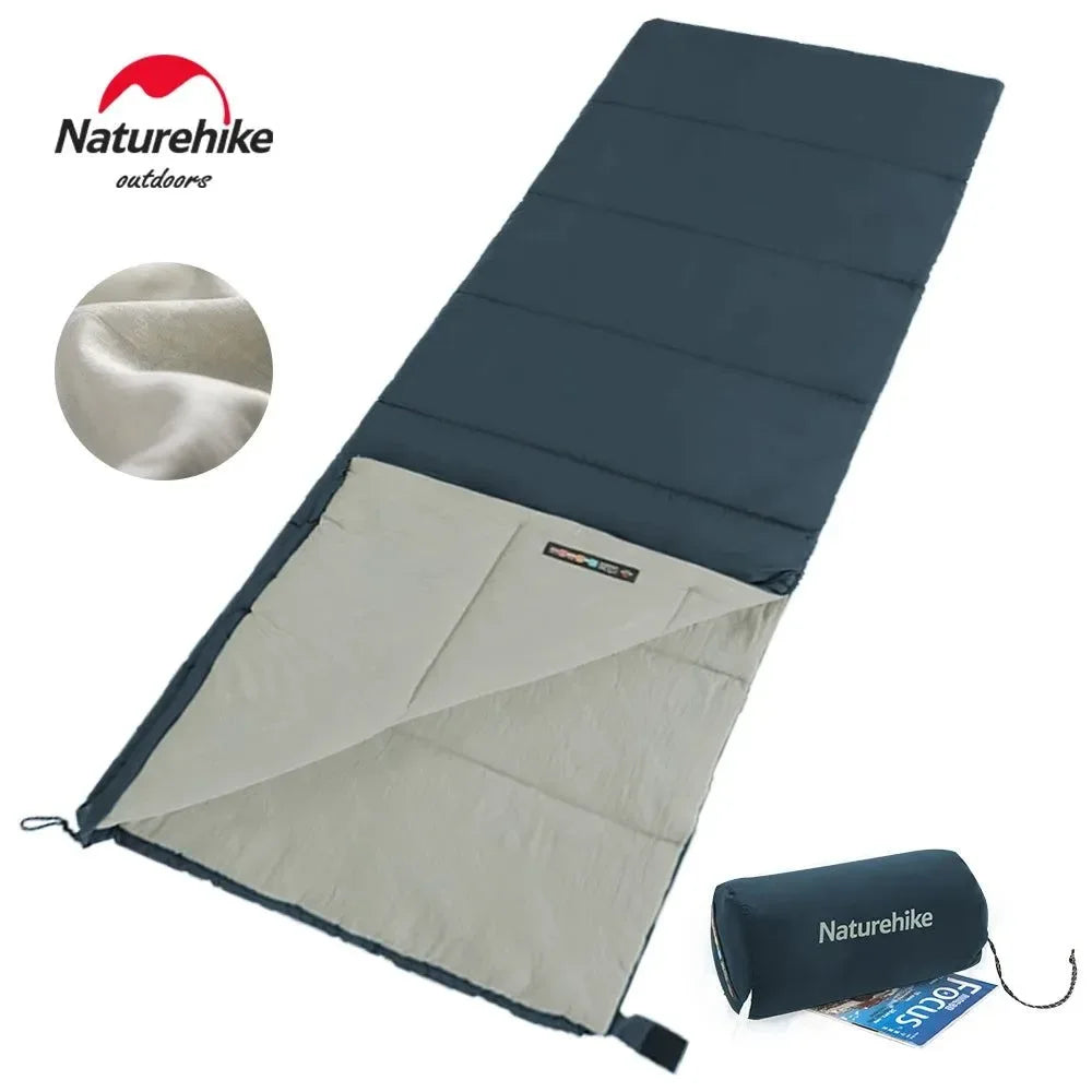 Waterproof Camping Envelope Sleeping Bag - Warm and Comfortable for Adults - Trekker Essentials