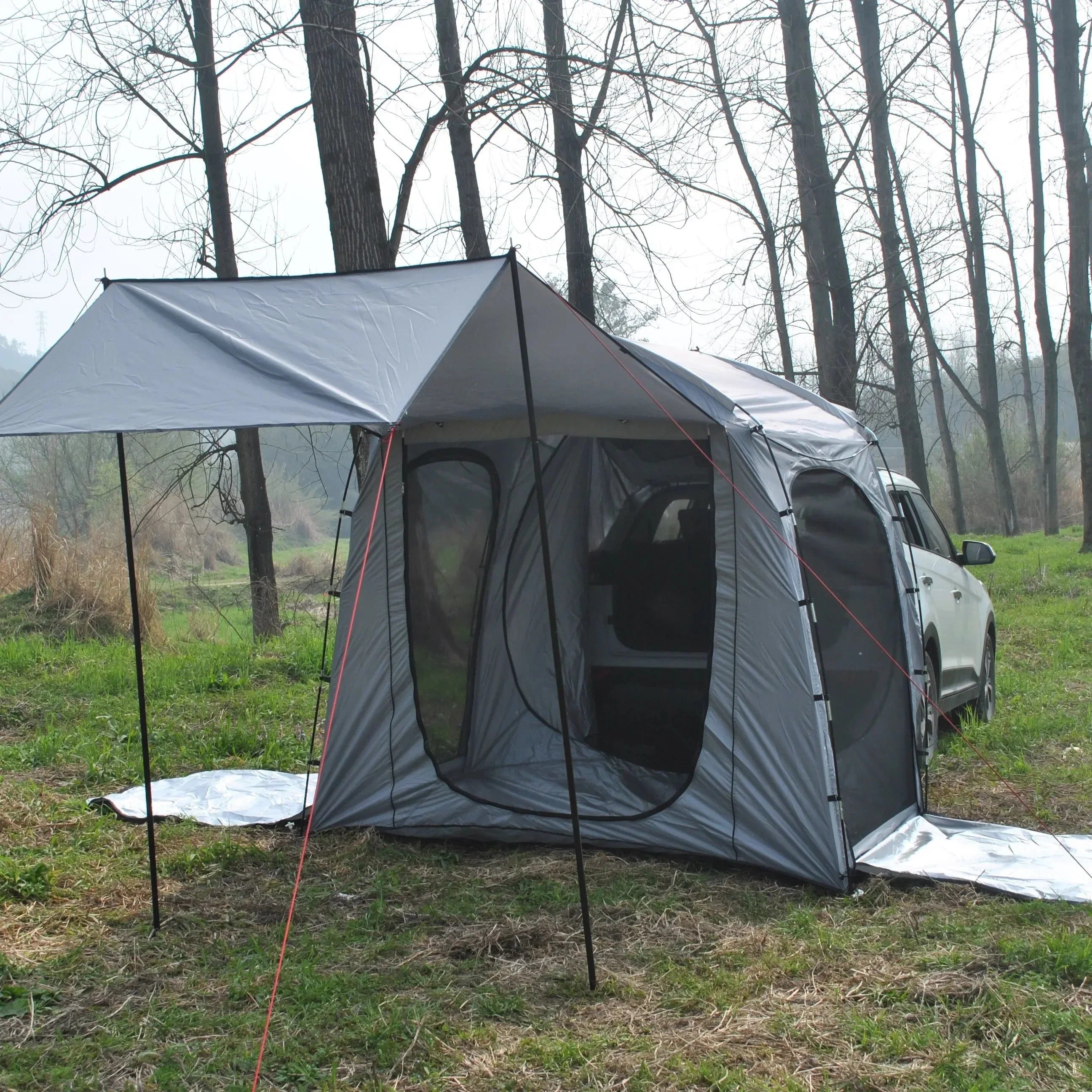 Waterproof Car Tent with Canopy - Car Tailgate Canopy Tent, Vehicle SUV Tent, and Standalone Dome Tent - Trekker Essentials