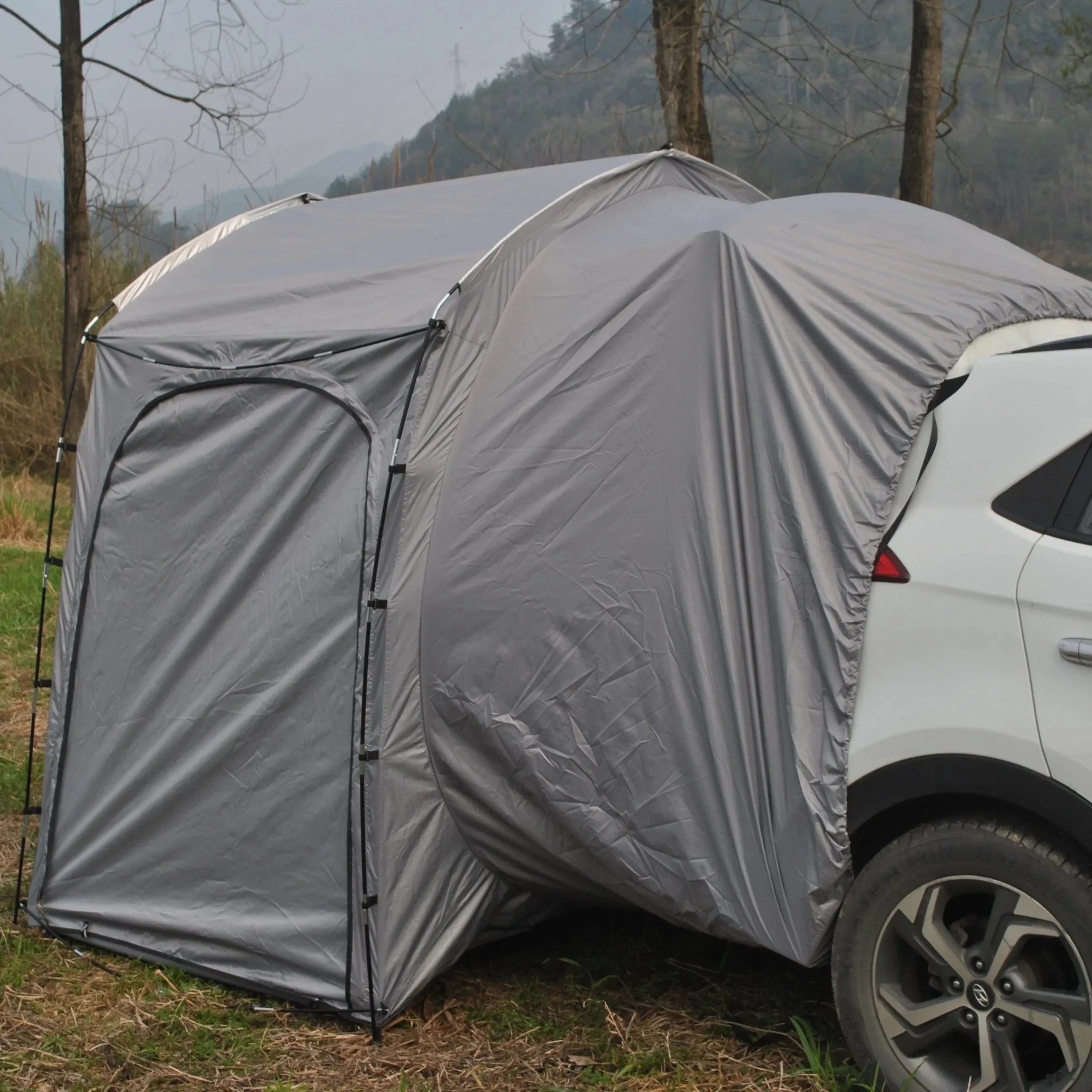 Waterproof Car Tent with Canopy - Car Tailgate Canopy Tent, Vehicle SUV Tent, and Standalone Dome Tent - Trekker Essentials
