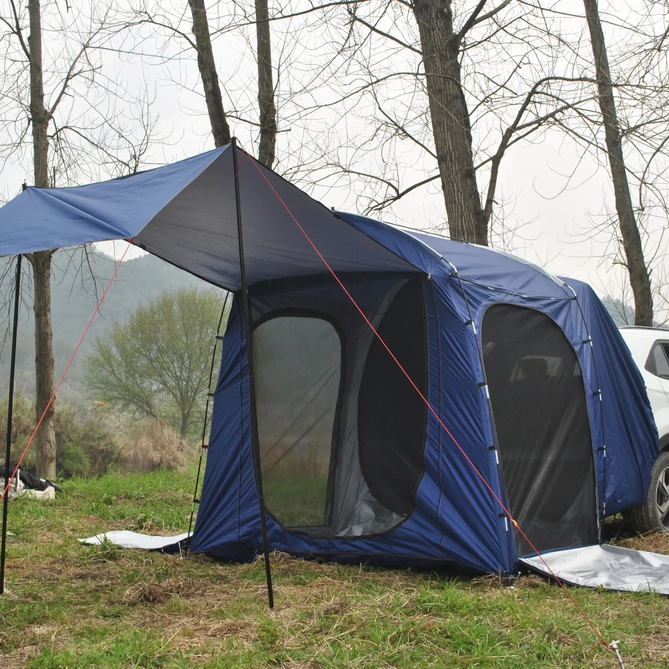 Waterproof Car Tent with Canopy - Car Tailgate Canopy Tent, Vehicle SUV Tent, and Standalone Dome Tent - Trekker Essentials