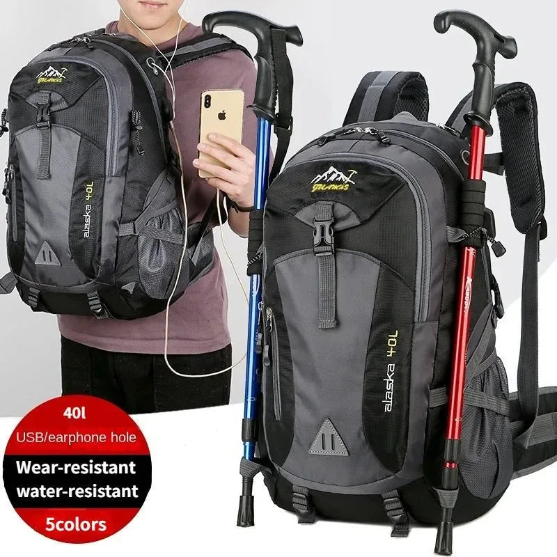 Waterproof Casual Outdoor Travel Backpack - Versatile Bag for Hiking, Camping, and Sports - Trekker Essentials