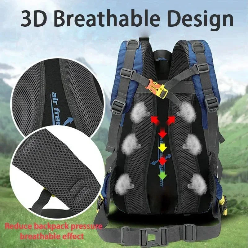 Waterproof Climbing Backpack: Versatile Outdoor Sports Bag for Camping, Hiking, and Mountaineering - Trekker Essentials