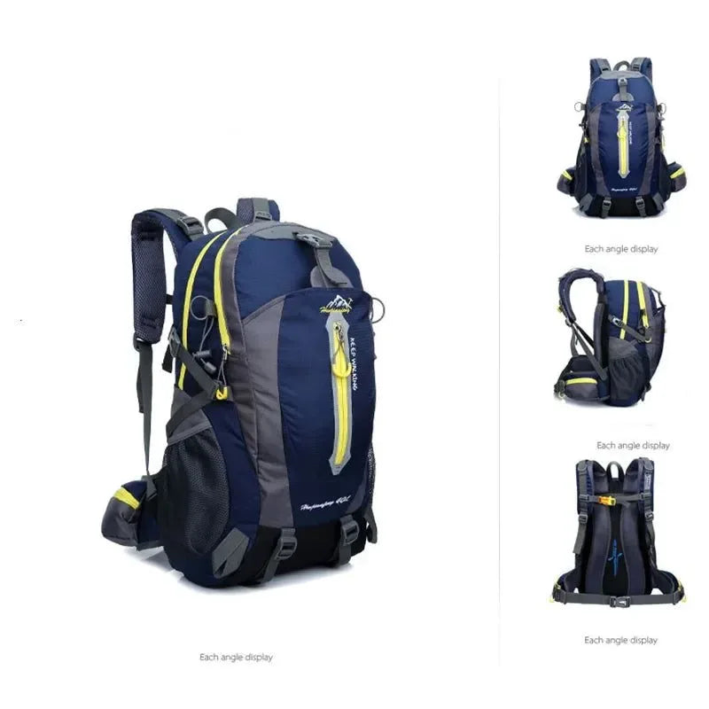 Waterproof Climbing Backpack: Versatile Outdoor Sports Bag for Camping, Hiking, and Mountaineering - Trekker Essentials