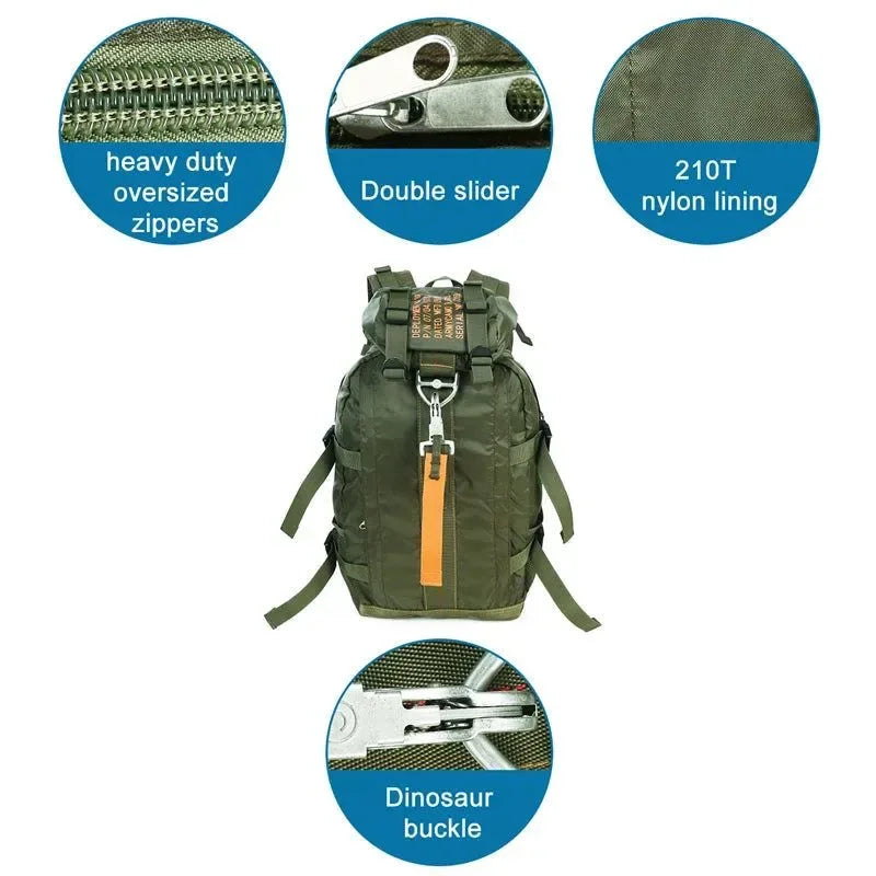 Waterproof Hiking Backpack – Lightweight 47L Travel & Trekking Daypack for Men & Women - Trekker Essentials