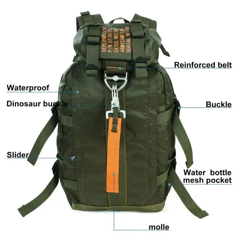 Waterproof Hiking Backpack – Lightweight 47L Travel & Trekking Daypack for Men & Women - Trekker Essentials