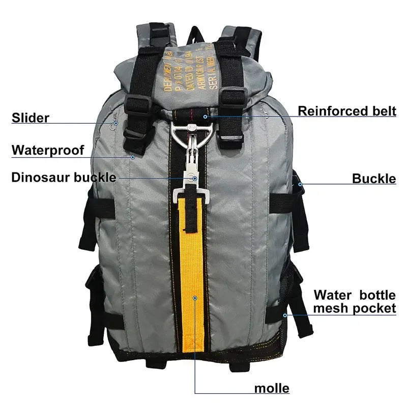 Waterproof Hiking Backpack – Lightweight 47L Travel & Trekking Daypack for Men & Women - Trekker Essentials