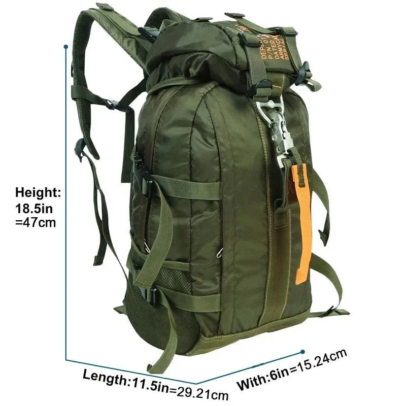 Waterproof Hiking Backpack – Lightweight 47L Travel & Trekking Daypack for Men & Women - Trekker Essentials