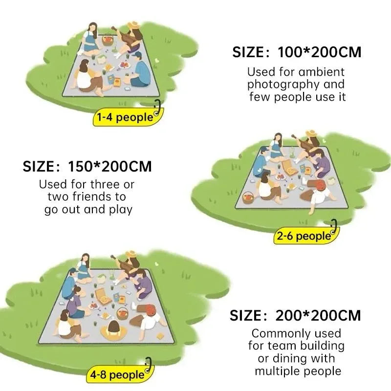 Waterproof Outdoor Camping Foam Mat – Moisture-Proof & Insulated Sleeping Pad for Two (1/10pcs) - Trekker Essentials