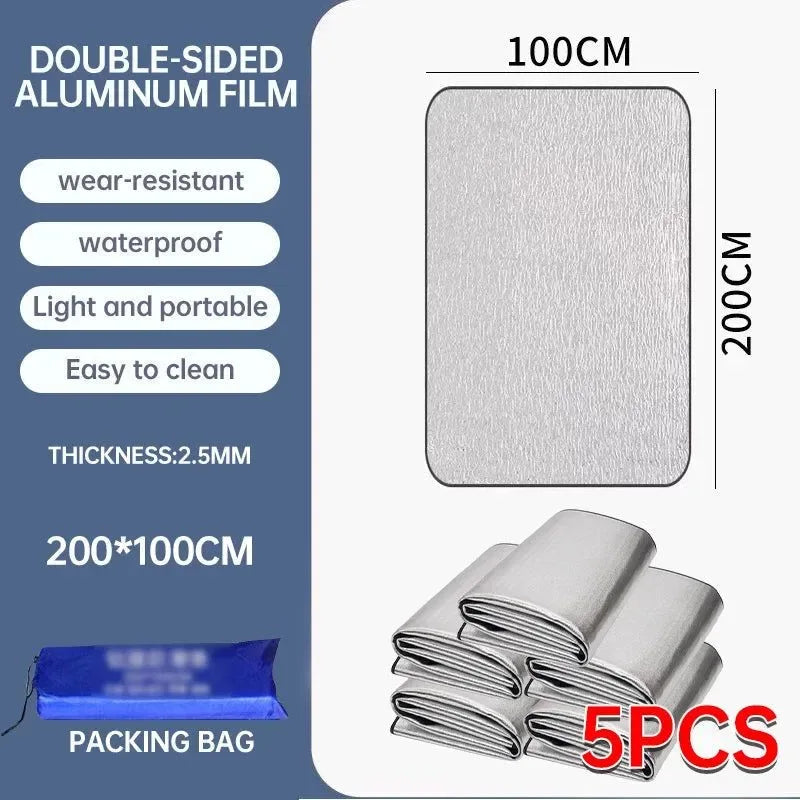 Waterproof Outdoor Camping Foam Mat – Moisture-Proof & Insulated Sleeping Pad for Two (1/10pcs) - Trekker Essentials