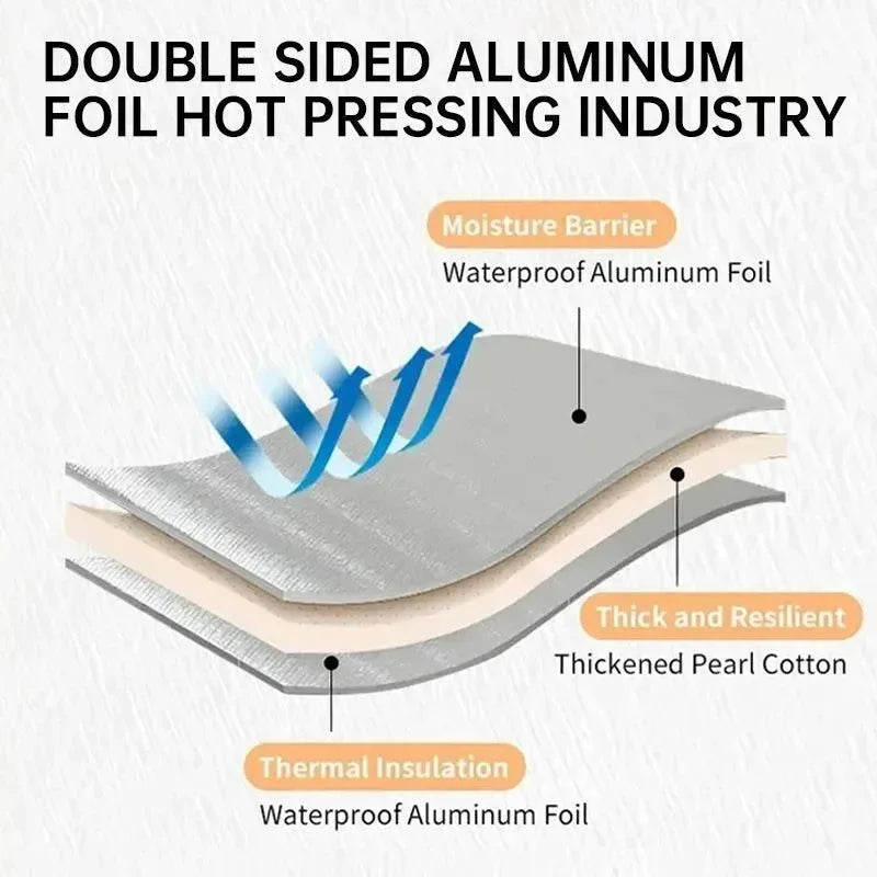 Waterproof Outdoor Camping Foam Mat – Moisture-Proof & Insulated Sleeping Pad for Two (1/10pcs) - Trekker Essentials