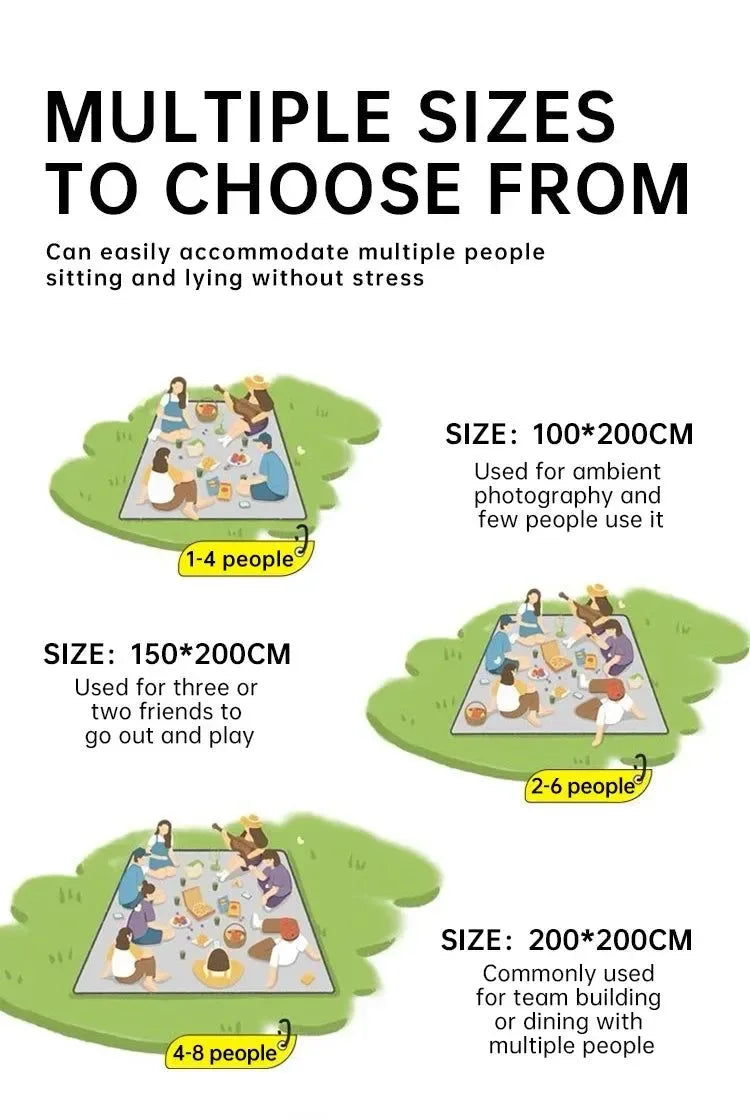 Waterproof Outdoor Camping Foam Mat – Moisture-Proof & Insulated Sleeping Pad for Two (1/10pcs) - Trekker Essentials