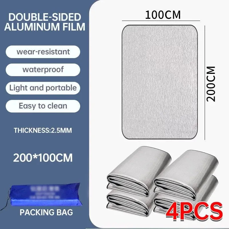 Waterproof Outdoor Camping Foam Mat – Moisture-Proof & Insulated Sleeping Pad for Two (1/10pcs) - Trekker Essentials