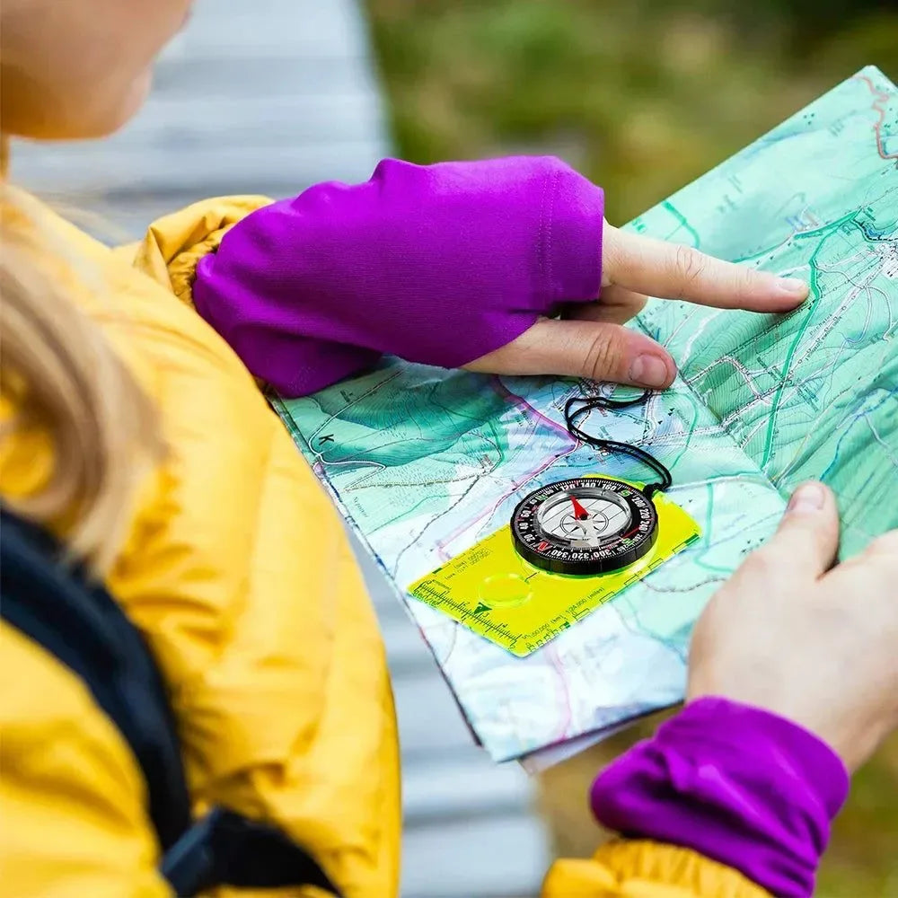 Waterproof Outdoor Compass - Essential Navigation Tool for Hiking, Camping, and Orienteering - Trekker Essentials
