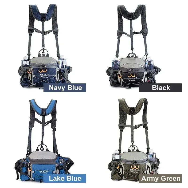 Waterproof Outdoor Hiking Waist Bag - Cycling, Mountaineering, Running, and Fishing Molle Bag - Trekker Essentials
