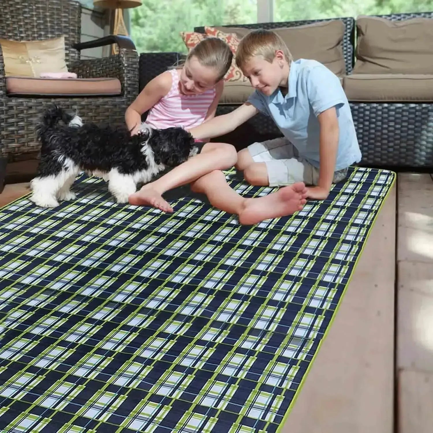 Waterproof Outdoor Picnic Mat - Sandproof Camping Blanket for Beach, Hiking & Travel - Trekker Essentials