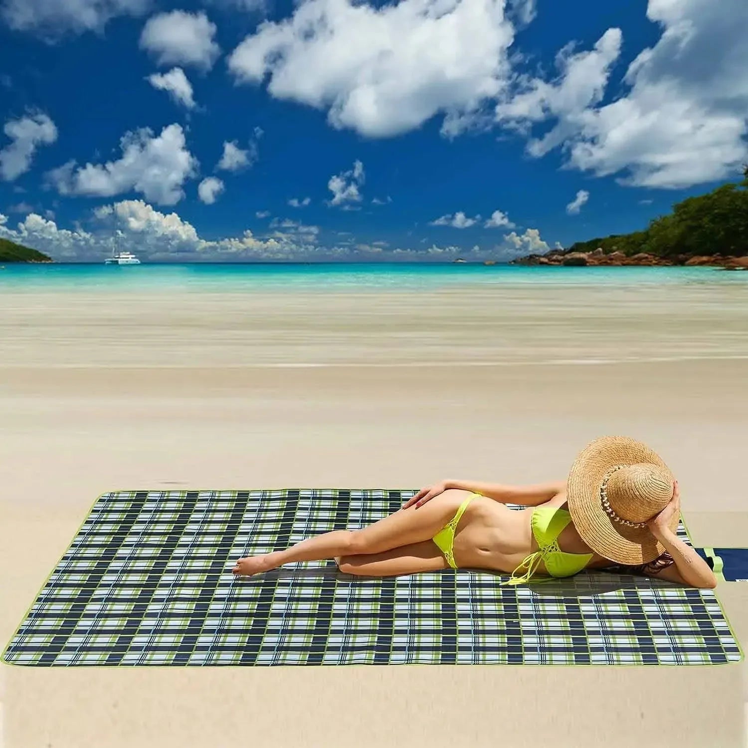 Waterproof Outdoor Picnic Mat - Sandproof Camping Blanket for Beach, Hiking & Travel - Trekker Essentials