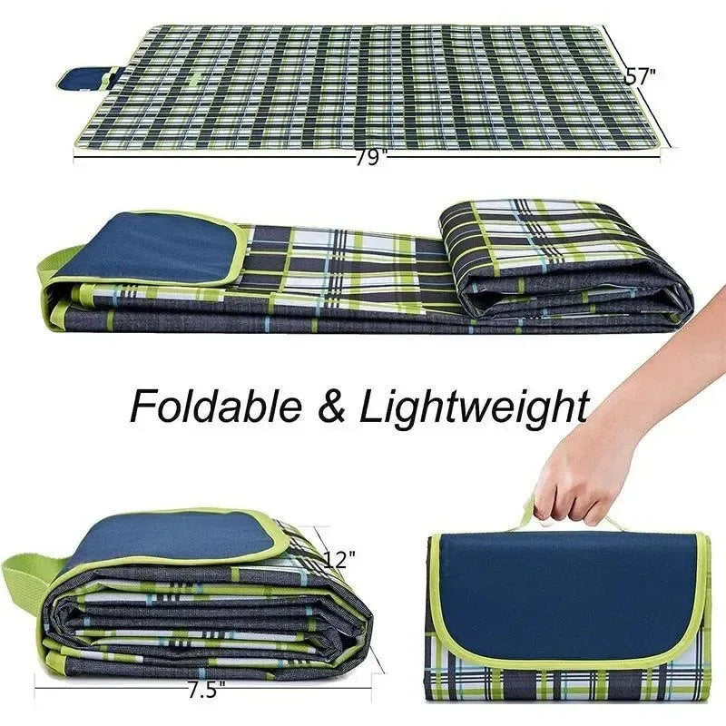 Waterproof Outdoor Picnic Mat - Sandproof Camping Blanket for Beach, Hiking & Travel - Trekker Essentials
