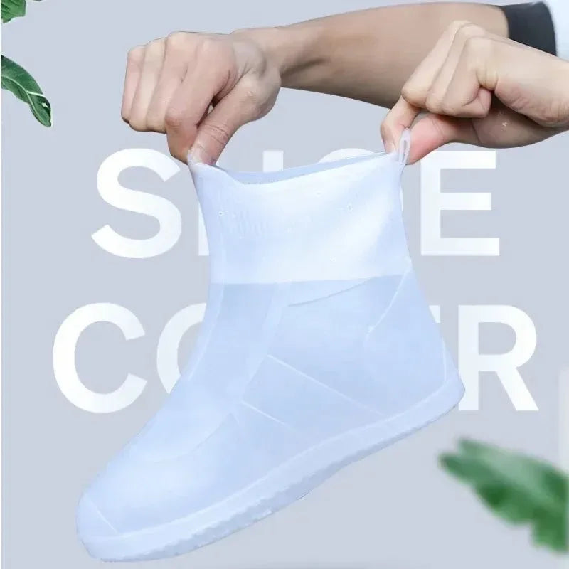 Waterproof Silicone Shoe Cover High Top Rain Boots Cover - Non-Slip Shoes Protector for Outdoor, Reusable Thickened Footwear (Children) - Trekker Essentials