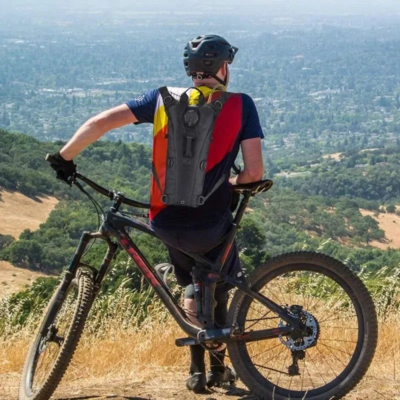 Waterproof Tactical Hydration Backpack with 3L Bladder for Running Cycling Tourism and Camping - Trekker Essentials