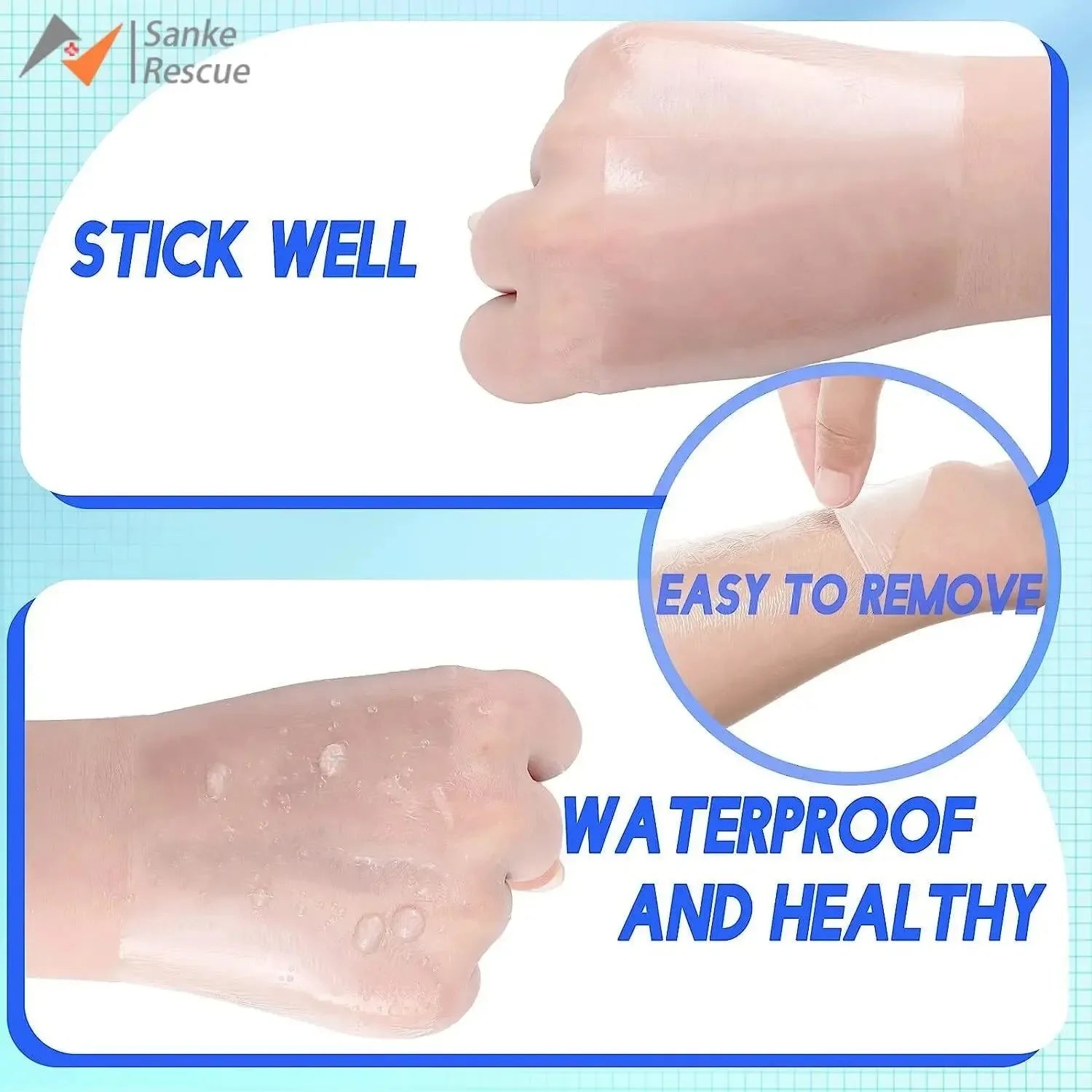 Waterproof Tattoo Film - Skin Healing Adhesive Bandages for Tattoo Aftercare - Trekker Essentials