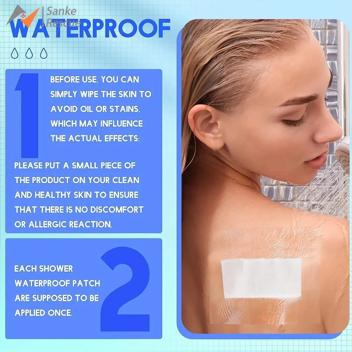 Waterproof Tattoo Film - Skin Healing Adhesive Bandages for Tattoo Aftercare - Trekker Essentials