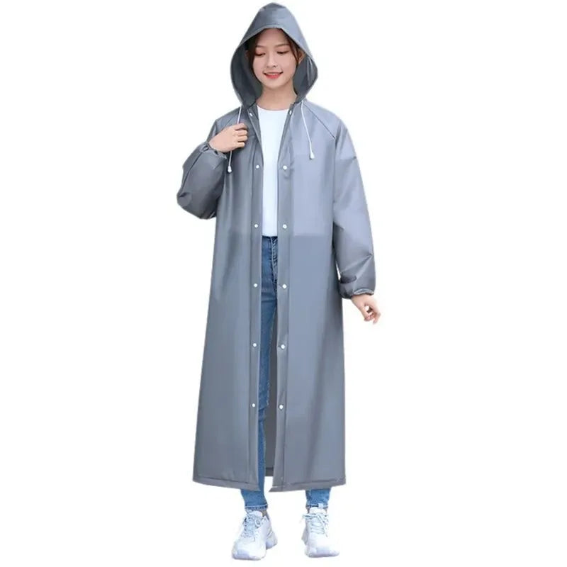Waterproof Travel Raincoat - Hooded Poncho for Fishing, Camping - Trekker Essentials