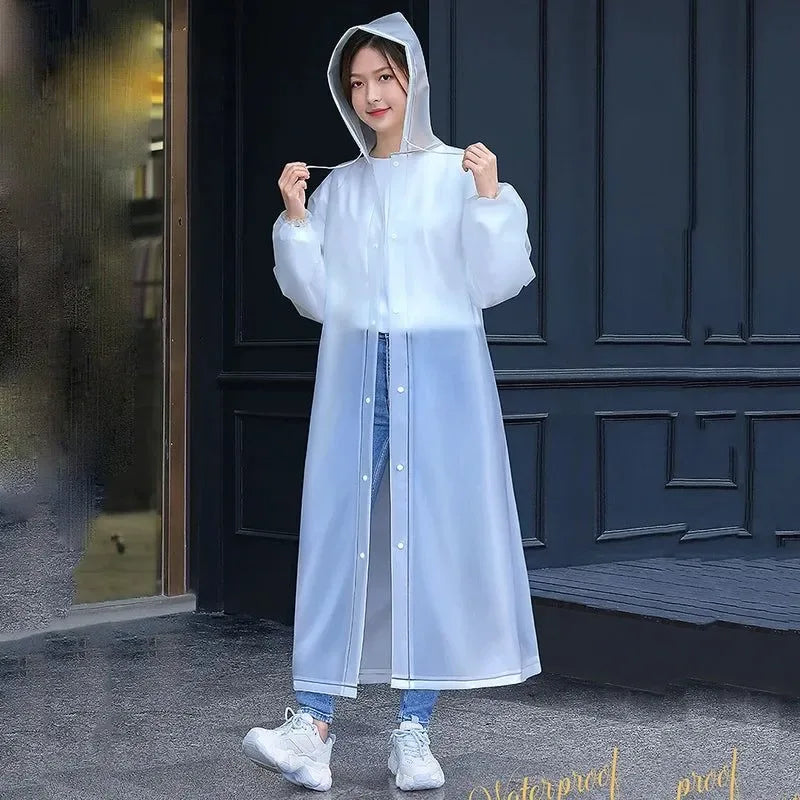 Waterproof Travel Raincoat - Hooded Poncho for Fishing, Camping - Trekker Essentials