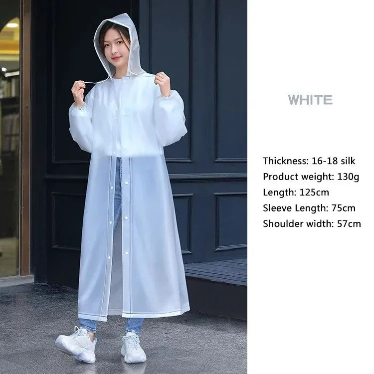 Waterproof Travel Raincoat - Hooded Poncho for Fishing, Camping - Trekker Essentials