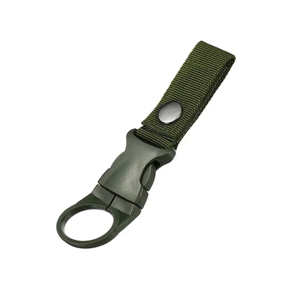 Webbing Backpack Buckle Carabiners - Quickdraw Water Bottle Hanger Holder for Outdoor Camping, Hiking, Climbing - Trekker Essentials