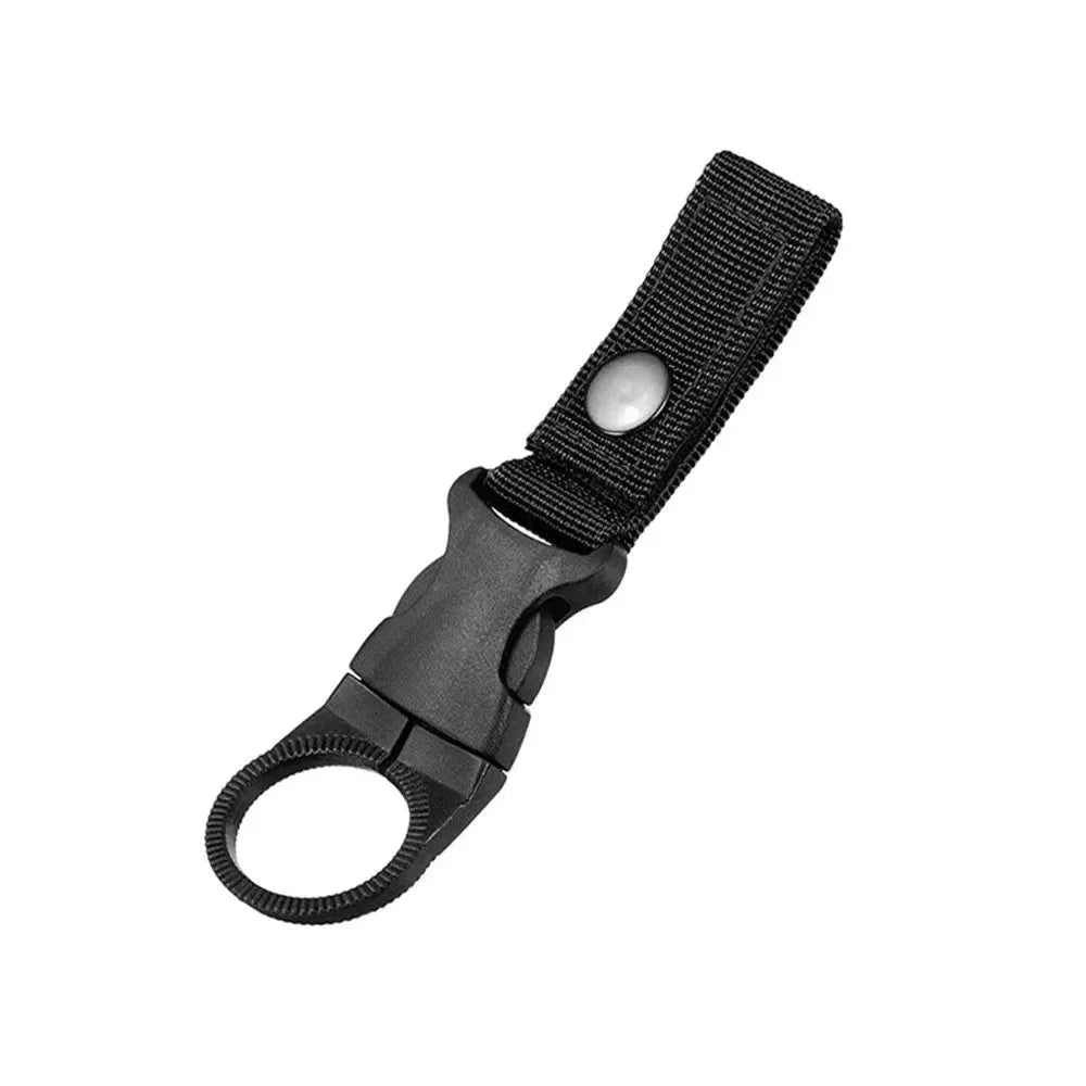 Webbing Backpack Buckle Carabiners - Quickdraw Water Bottle Hanger Holder for Outdoor Camping, Hiking, Climbing - Trekker Essentials
