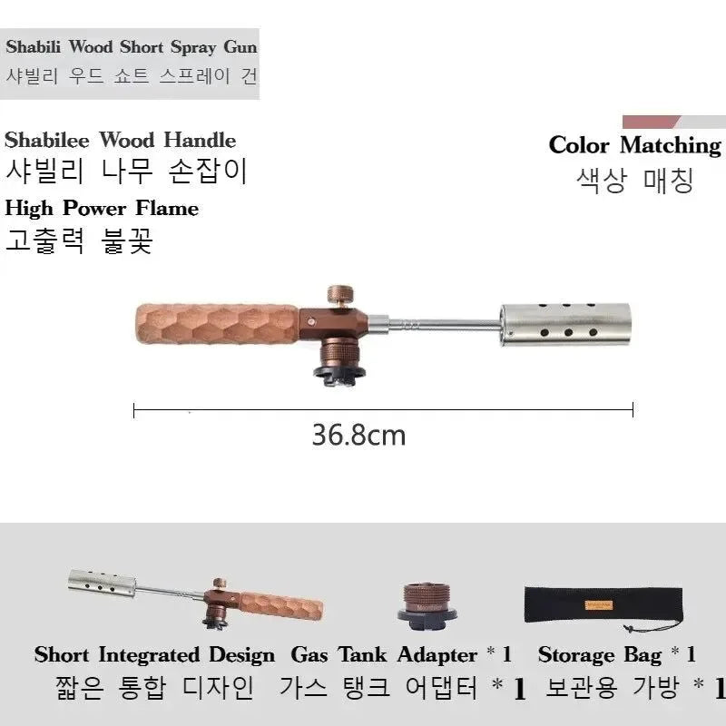 Weeding Fires Machine Grass Burners Gas Torch - Outdoor BBQ Blowtorch Camp Flamethrowers Camping Equipment - Trekker Essentials