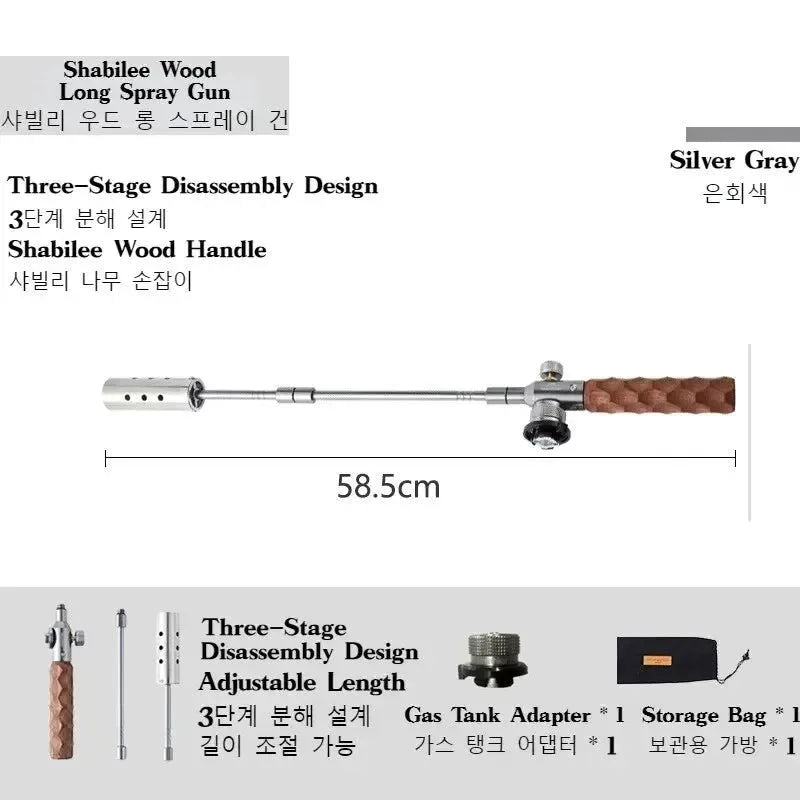 Weeding Fires Machine Grass Burners Gas Torch - Outdoor BBQ Blowtorch Camp Flamethrowers Camping Equipment - Trekker Essentials