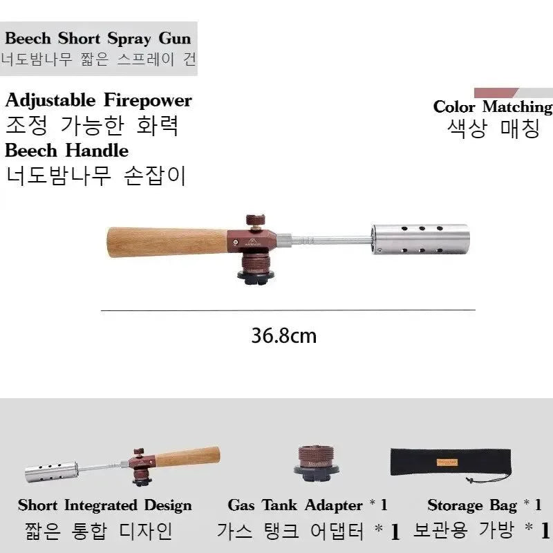 Weeding Fires Machine Grass Burners Gas Torch - Outdoor BBQ Blowtorch Camp Flamethrowers Camping Equipment - Trekker Essentials