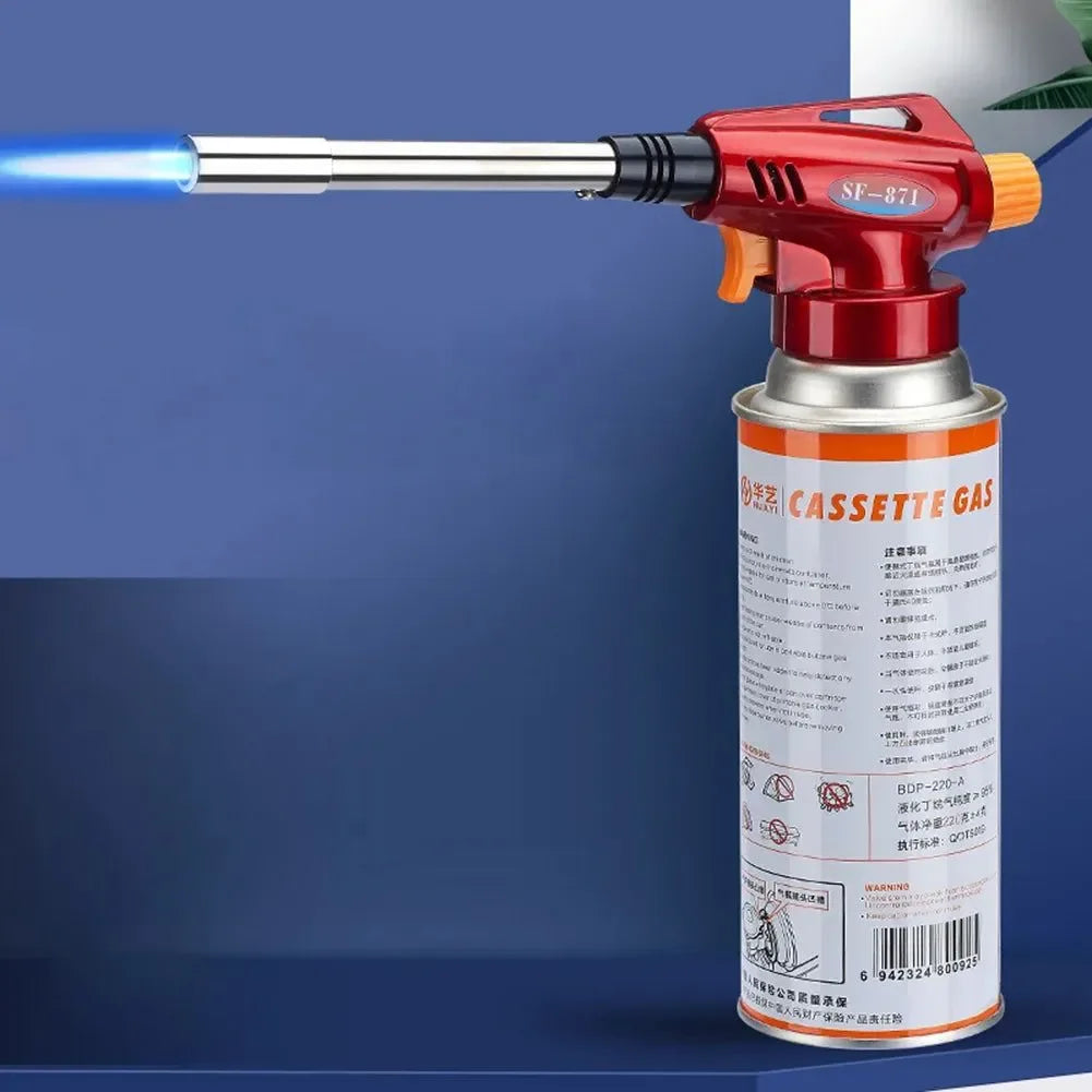 Welding Heating Burner Liquefied Propane Gas Tool - Outdoor Camping BBQ Gas Torch Lighter - Cooking Fire Starter - Trekker Essentials