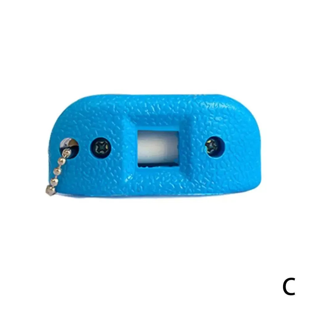 White Sandstone Ice Skate Double Side Sharpener - Portable Hanging Ice Hockey Shoe Blades Sharpener - Trekker Essentials