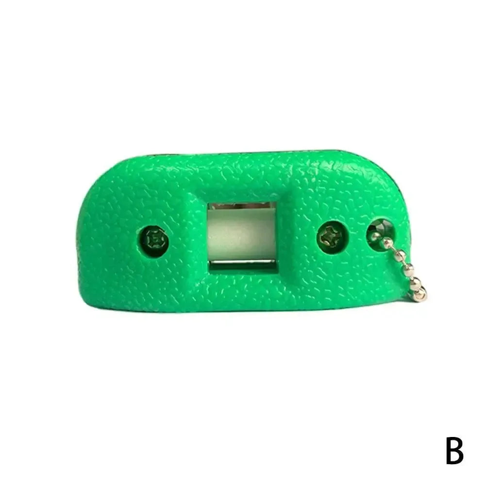 White Sandstone Ice Skate Double Side Sharpener - Portable Hanging Ice Hockey Shoe Blades Sharpener - Trekker Essentials