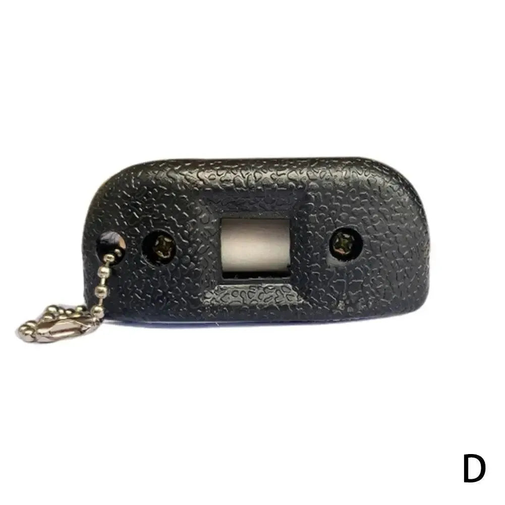 White Sandstone Ice Skate Double Side Sharpener - Portable Hanging Ice Hockey Shoe Blades Sharpener - Trekker Essentials