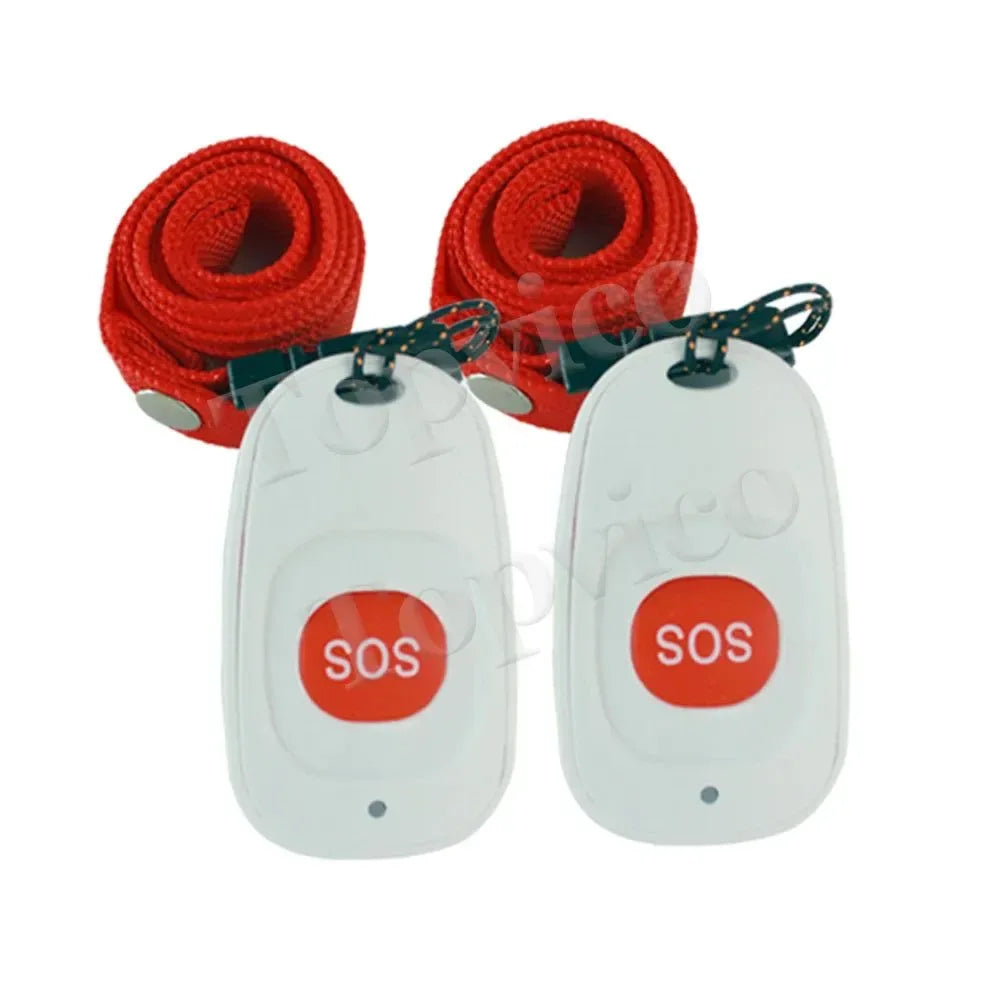WiFi Panic Button for Elderly - Tuya Smart SOS Alarm with Wireless Call Caregiver Pager for Senior Care - Trekker Essentials